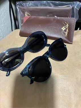 Patricia Nash sunglasses Blondie & Bianca Blue frames